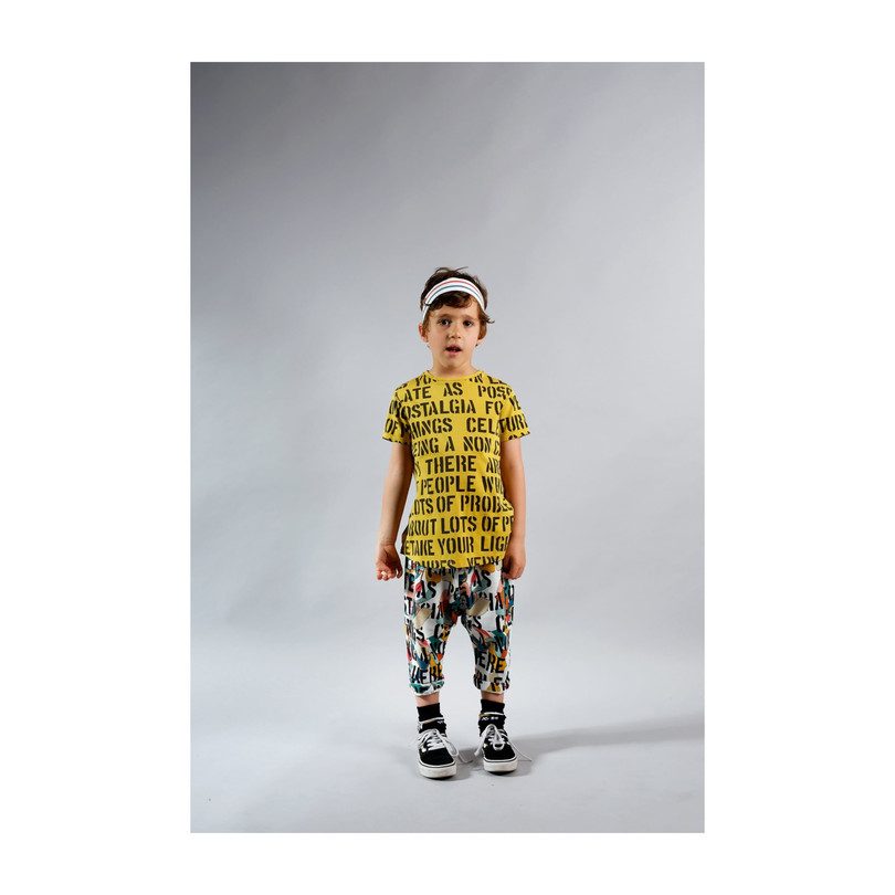 Sebastio Tee, Yellow Alphabet Soup Sebastio Tee, Yellow Alphabet Soup