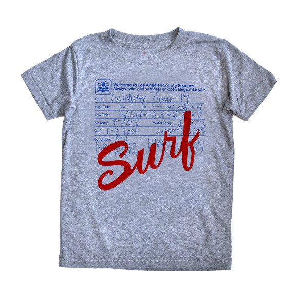 Surf T-Shirt, Grey - Tops - Maisonette