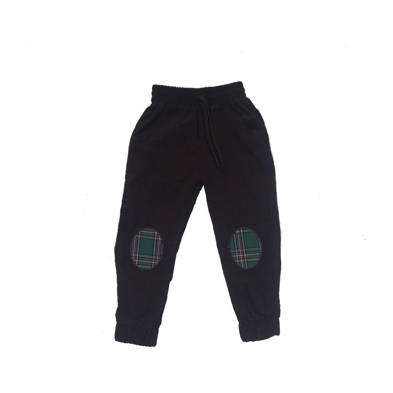 Patch Jogger Pants, Brown Patch Jogger Pants, Brown