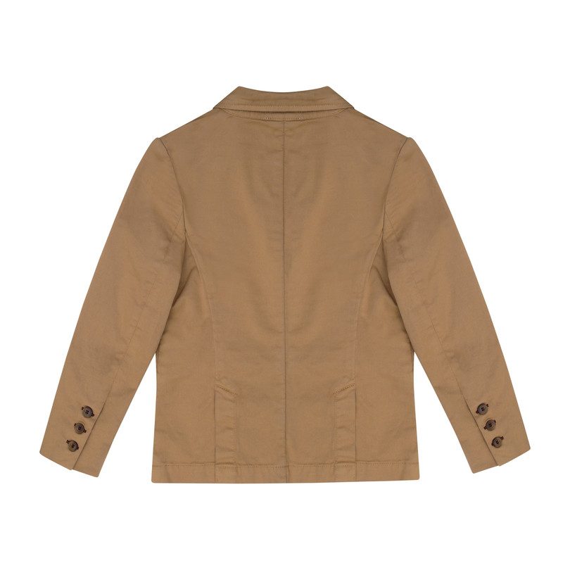 Piers Blazer, Sand Cotton Twill Piers Blazer, Sand Cotton Twill