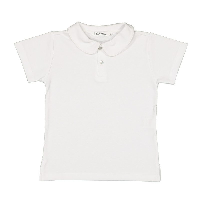 Polo Shirt, White Polo Shirt, White