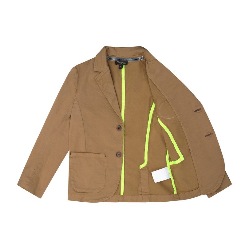 Piers Blazer, Sand Cotton Twill Piers Blazer, Sand Cotton Twill