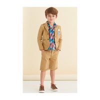 Piers Blazer, Sand Cotton Twill
