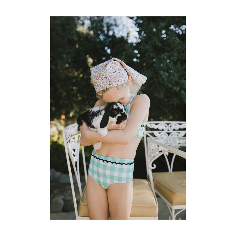 *Exclusive* Girls Honolulu Bottom, Mint Gingham *Exclusive* Girls Honolulu Bottom, Mint Gingham