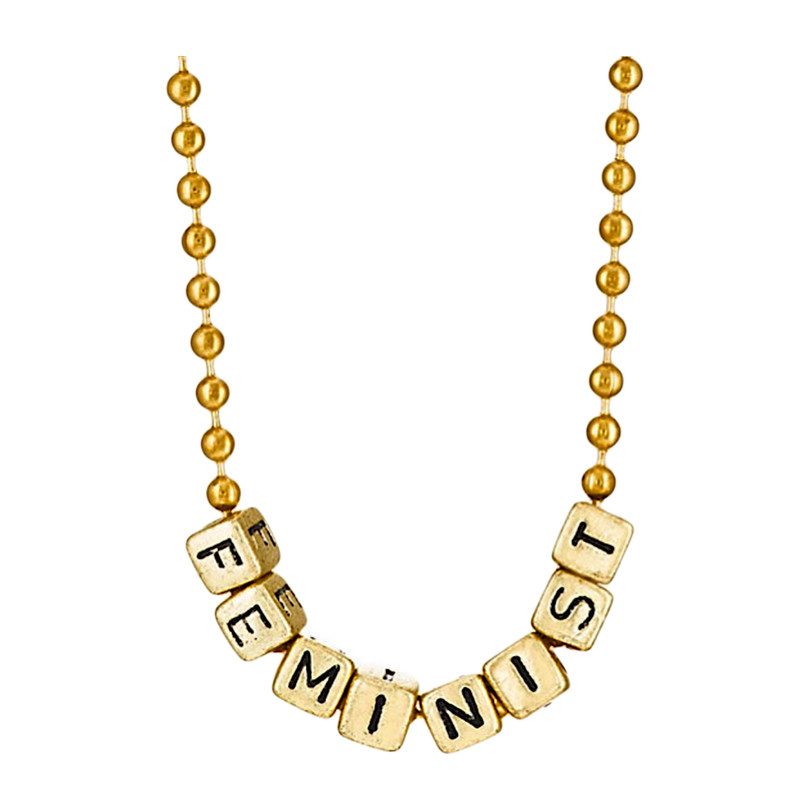Feminist Necklace Feminist Necklace