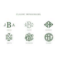 Monogrammed Seersucker Lunchbox, Grey