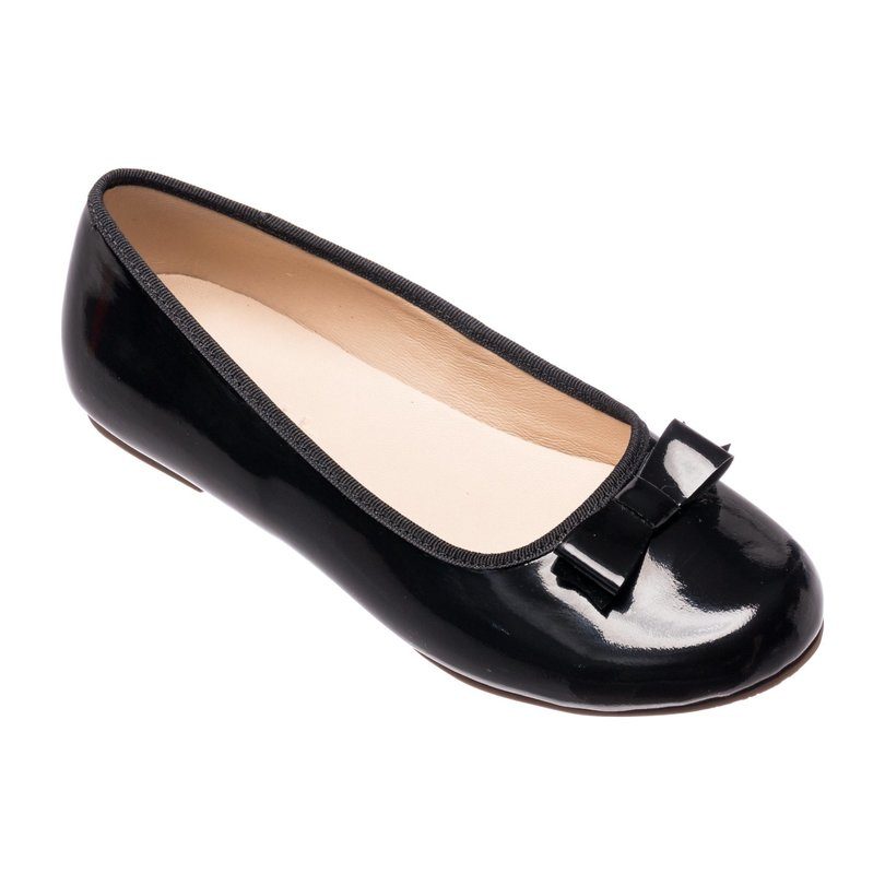 Camille Flats, Patent Black - Shoes - Maisonette