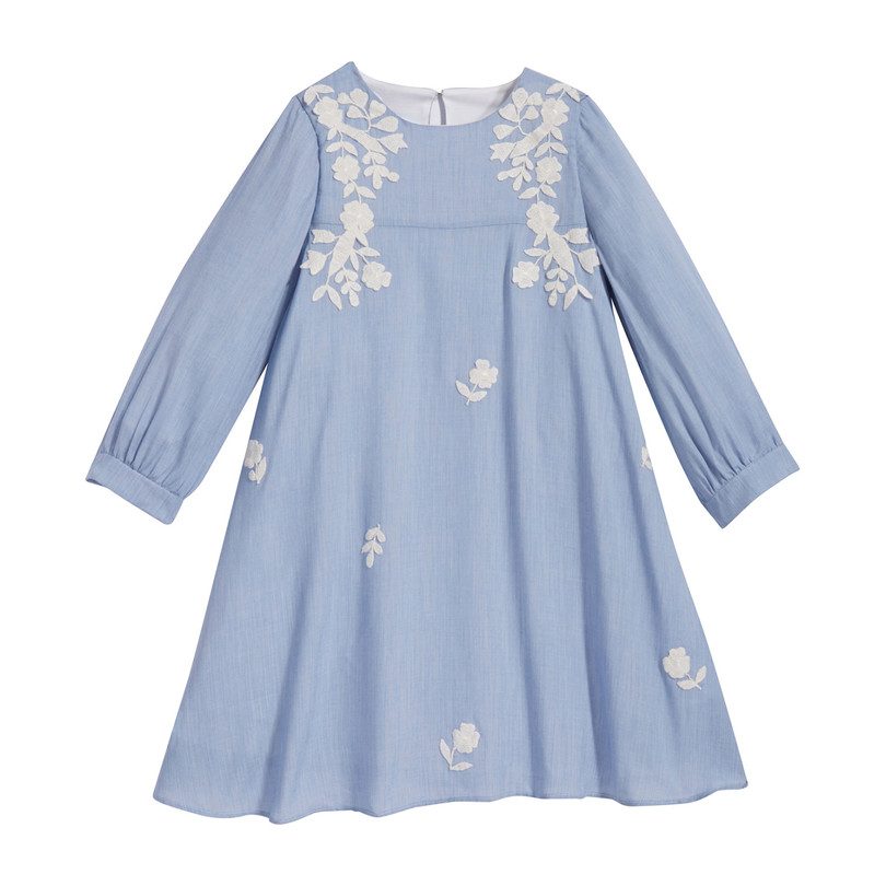 Silk Modal Embroidered Dress Silk Modal Embroidered Dress