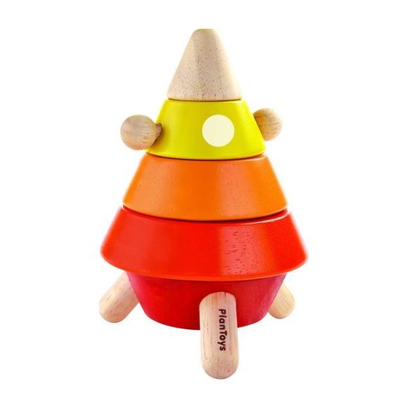 plan toys cone sorting rocket