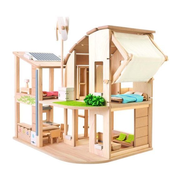 plan toys slide n go dollhouse