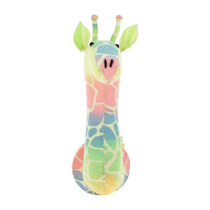 Semi Giraffe Head, Stencil Print Semi Giraffe Head, Stencil Print