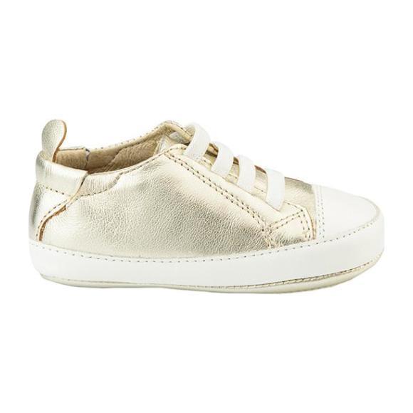 Baby Eazy Jogger, Gold & White - Shoes & Booties - Maisonette