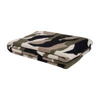 Camouflage Throw, Flax/Loden