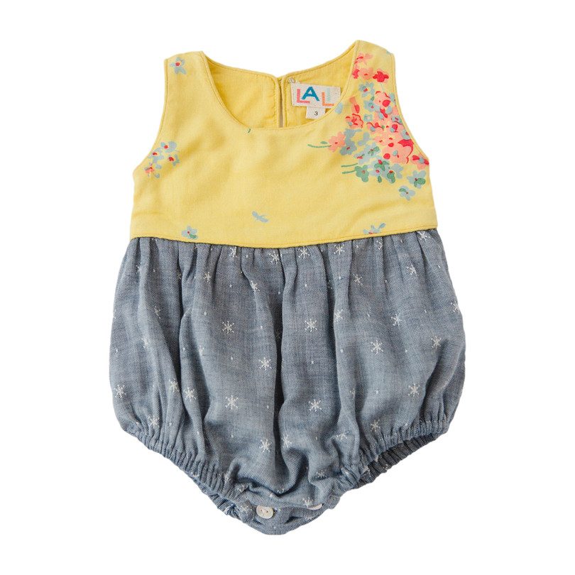 Baby Grace Bubble, Yellow Floral Baby Grace Bubble, Yellow Floral
