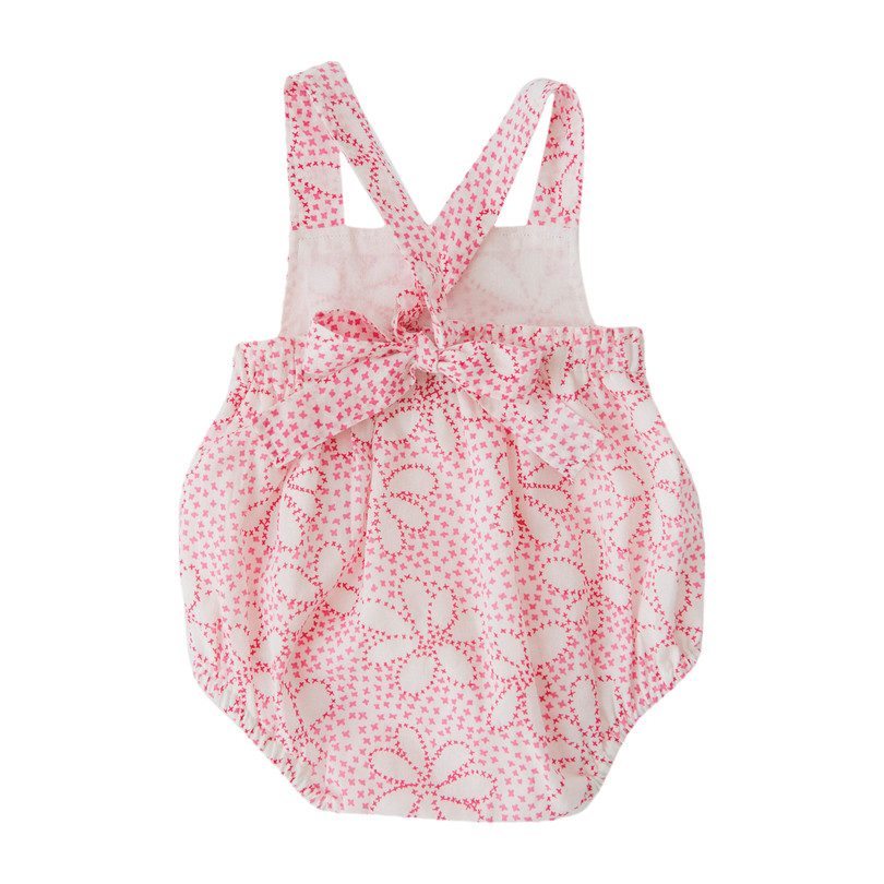 Baby Sun Romper, Pink Baby Sun Romper, Pink