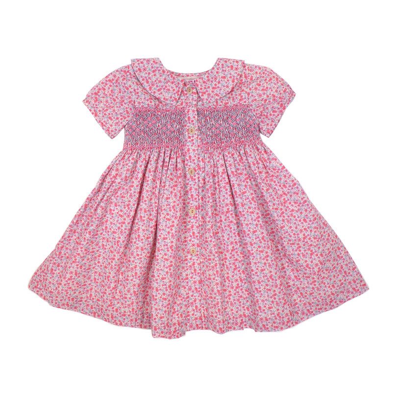 Beatrice Dress, Pink Florals - Dresses - Maisonette