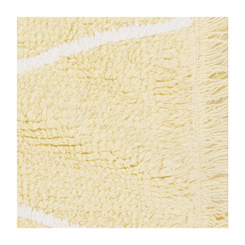 Hippy Washable Rug, Yellow Hippy Washable Rug, Yellow