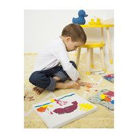 Hippy Washable Rug, Yellow