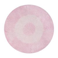 Tie-Dye Washable Rug, Pink