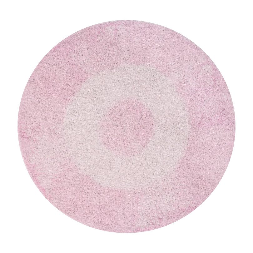 Tie-Dye Washable Rug, Pink Tie-Dye Washable Rug, Pink