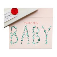 Set of 6 Thanks From Baby Notecards