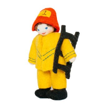 Felt Firefighter Kid Felt Firefighter Kid