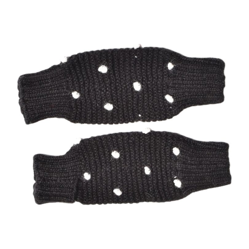 Dot Leg Warmers, Black Dot Leg Warmers, Black