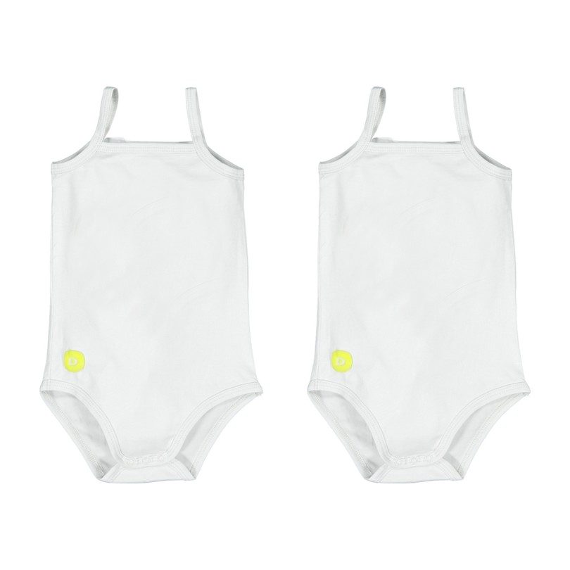 Baby Boy Sleeveless Onesie Set, White Baby Boy Sleeveless Onesie Set, White