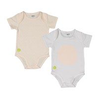 Baby Girl Short Sleeve Onesie Set