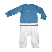 Colorblock Romper, Blue