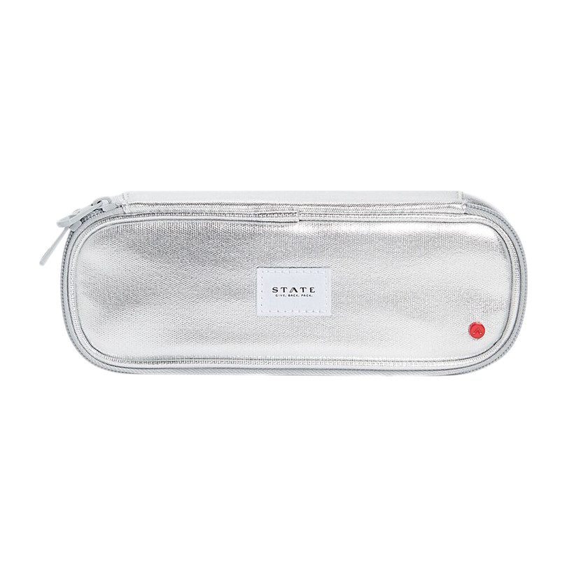 Court Pencil Case, Silver Court Pencil Case, Silver