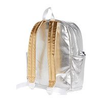 Metallic Kent Backpack, Silver Multi