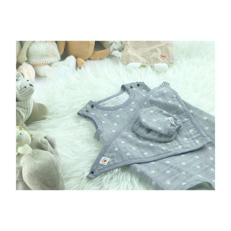 100% GOTS-Certified Organic Cotton Newborn Gift Set, Charcoal 100% GOTS-Certified Organic Cotton Newborn Gift Set, Charcoal