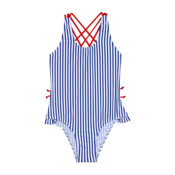 Chic Swimsuit, Marine Stripe Chic Swimsuit, Marine Stripe