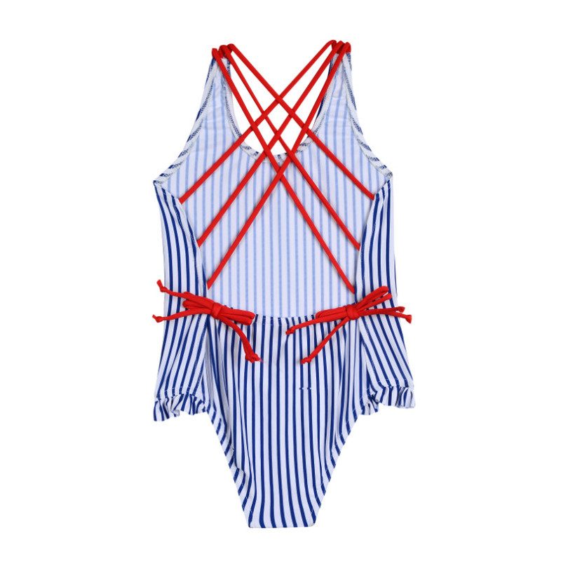 Chic Swimsuit, Marine Stripe Chic Swimsuit, Marine Stripe