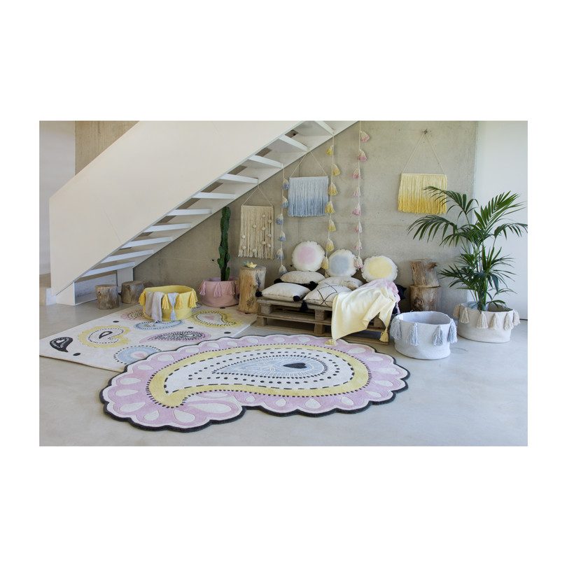 Tie-Dye Wall Hanging, Soft Blue Tie-Dye Wall Hanging, Soft Blue