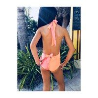 Isabelle One Piece, Orange Pink