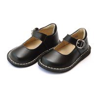 Grace Leather Stitch Down School Mary Jane, Black - Shoes - Maisonette