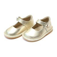 Grace Metallic Leather Stitch Down School Mary Jane, Gold