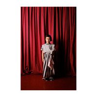 Lurdes Skirt, White Stripes