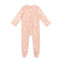 Footie Pajamas, Pink Doodle