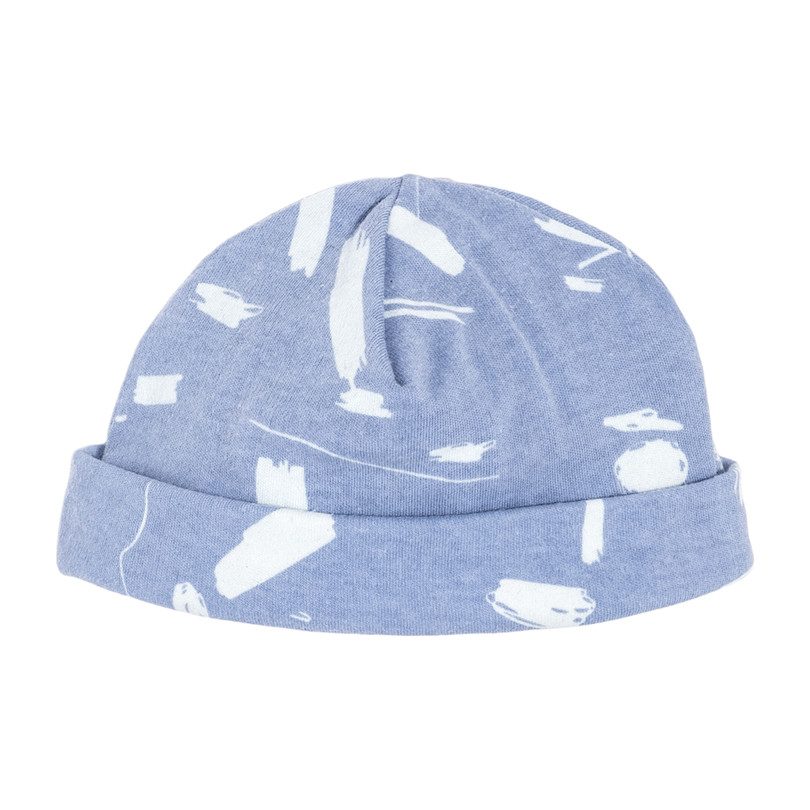 Baby Hat, Blue Doodle Baby Hat, Blue Doodle