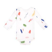 Long Sleeve Onesie, Multi Doodle