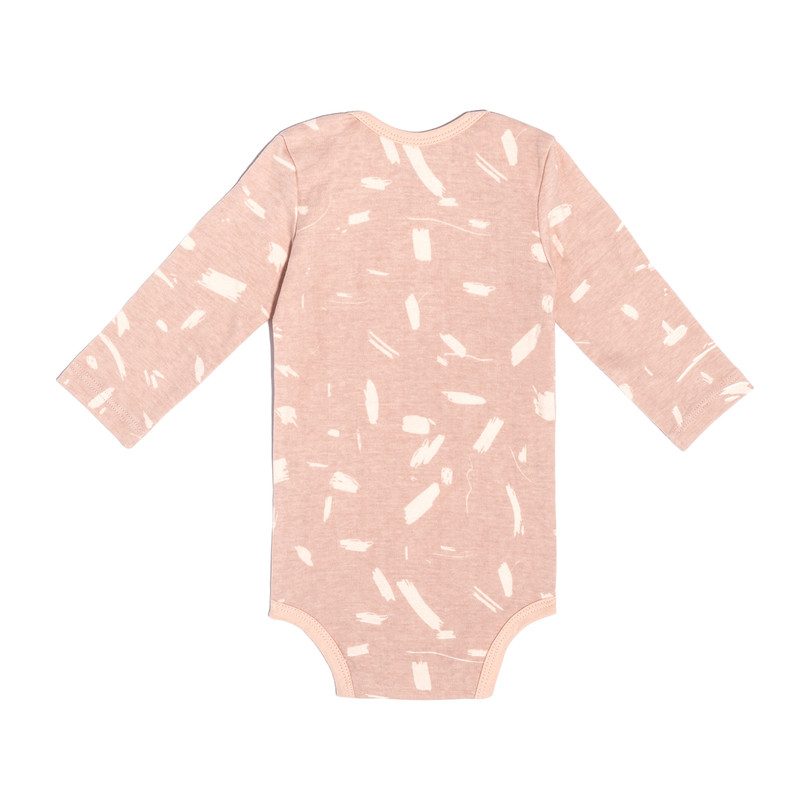 Long Sleeve Onesie, Pink Doodle Long Sleeve Onesie, Pink Doodle