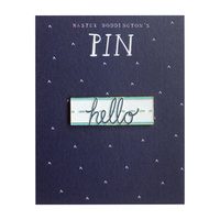 Hello Enamel Pin