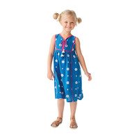 Midi Dress, Blue Jambdani