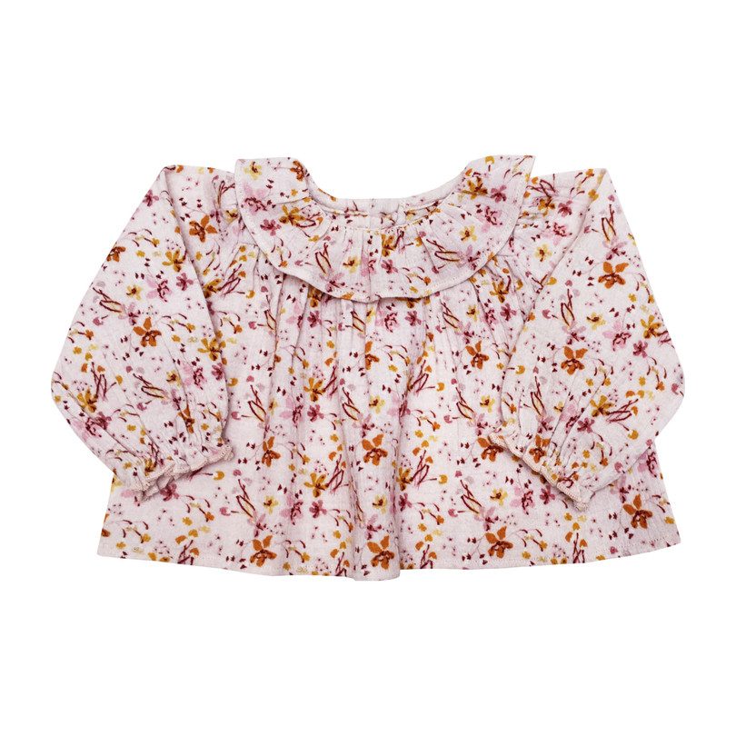Noeli Blouse, Blush Flowers Noeli Blouse, Blush Flowers