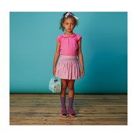 Mulan Skirt, Pink Floral