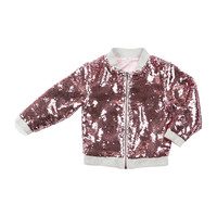 Jayda Sequin Jacket, Pink