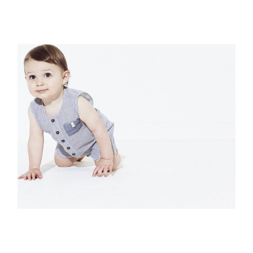 Tanner Romper, Blue Tanner Romper, Blue